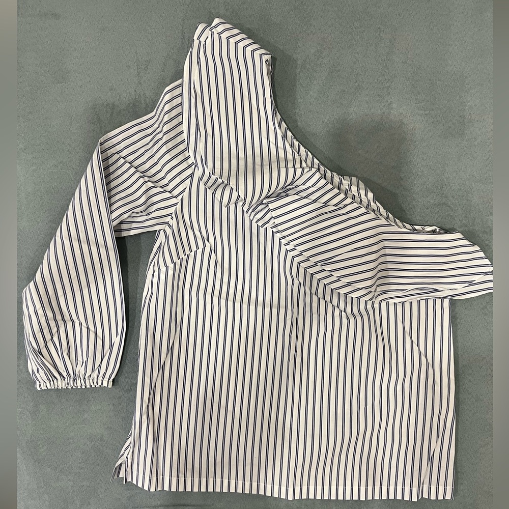 Jcrew one shoulder shirt